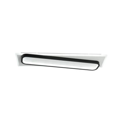 Brilagi - Dimmable LED Ceiling Light OUTLINE LED/52W/230V 3000-6000K 15x60 cm White/Black + Remote Control