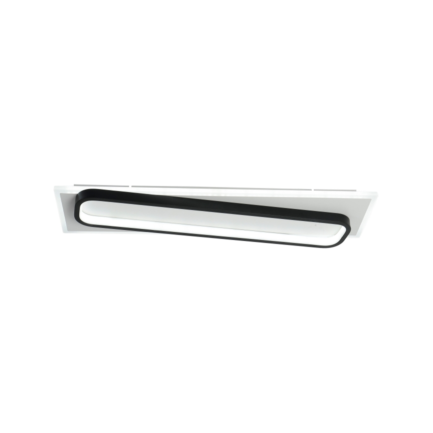 Brilagi - Dimmable LED Ceiling Light OUTLINE LED/52W/230V 3000-6000K 15x60 cm White/Black + Remote Control