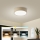 Brilagi - LED Dimmable Ceiling Light POOL LED/18W/230V 3000-6000K 20 cm beige + remote control