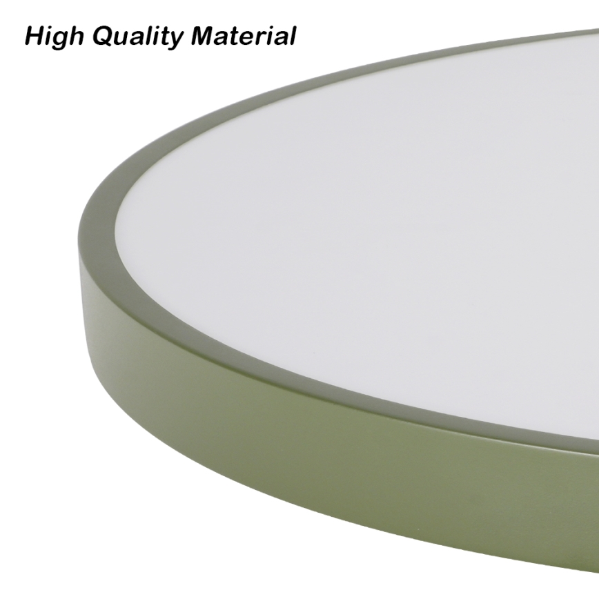 Brilagi - Dimmable LED ceiling light POOL LED/36W/230V 3000-6000K Ø 30 cm green + remote control