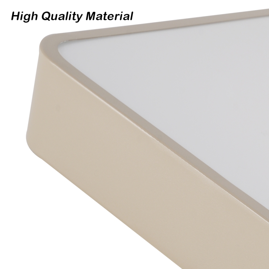 Brilagi - POOL LED Dimmable Ceiling Light LED/36W/230V 3000-6000K 40x40 cm Beige + Remote Control