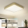 Brilagi - LED Dimmable Ceiling Light POOL LED/36W/230V 3000-6000K 40x40 cm Gold + Remote Control