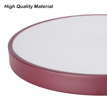 Brilagi - POOL LED Dimmable Ceiling Light LED/48W/230V 3000-6000K Ø 40 cm Burgundy + Remote Control