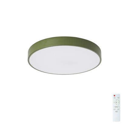Brilagi - POOL LED Dimmable Ceiling Light LED/48W/230V 3000-6000K Ø 40 cm Green + Remote Control