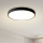 Brilagi - LED Dimmable Ceiling Light POOL LED/60W/230V 3000-6000K 60 cm Black + Remote