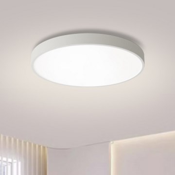 Brilagi - LED Dimmable Ceiling Light POOL LED/60W/230V 3000-6000K 60 cm White + Remote Control