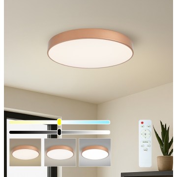 BRILAGI - LED Dimmable Ceiling Light POOL LED/60W/230V 3000-6000K Ø 60 cm copper + remote control