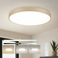Brilagi - LED Dimmable Ceiling Light POOL SMART LED/100W/230V 3000-6000K 80 cm beige Tuya Wi-Fi + remote control