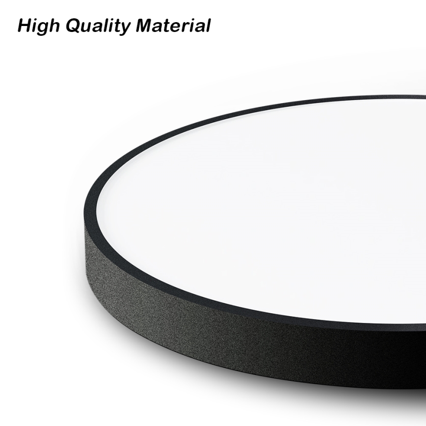 Brilagi - LED Dimmable Ceiling Light POOL SMART LED/128W/230V 3000-6000K 100 cm Wi-Fi Tuya Black + Remote Control