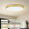 Brilagi - LED Dimmable Ceiling Light POOL SMART LED/180W/230V 3000-6000K 120 cm Gold Wi-Fi Tuya + Remote Control