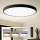 Brilagi - LED Dimmable Ceiling Light POOL SMART LED/180W/230V 3000-6000K Ø 120 cm Tuya Wi-Fi Black + Remote Control