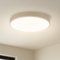 Brilagi - LED Dimmable Ceiling Light POOL SMART LED/48W/230V diameter 40 cm Wi-Fi Tuya beige + remote