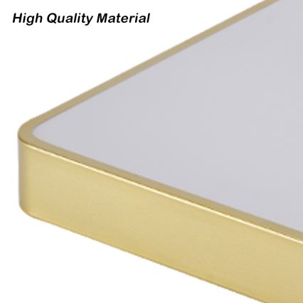 BRILAGI - LED Dimmable Ceiling Light POOL SQUARE LED/36W/230V 3000-6000K 40x40 cm Gold + Remote Control
