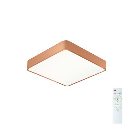 BRILAGI - LED dimmable ceiling light POOL SQUARE LED/48W/230V 3000-6000K 50x50 cm copper + remote control