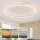 Brilagi - LED Dimmable Ceiling Light PORTOFINO LED/85W/230V 3000-6000K Ø 120 cm White + Remote Control