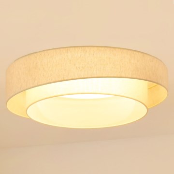 Brilagi - LED Dimmable ceiling light SHINE LED/24W/230V 3000/4000/6500K creamy + remote control