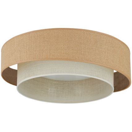 Brilagi - LED Dimmable ceiling light SHINE LED/24W/230V d. 60 cm 3000/4000/6500K beige/creamy + remote control