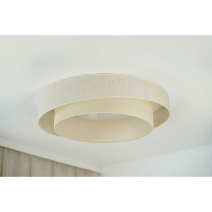Brilagi - LED Dimmable ceiling light SHINE LED/24W/230V 3000/4000/6500K creamy + remote control