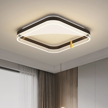Brilagi - LED Dimmable Ceiling Light SIRELI LED/56W/230V 3000-6000K 40x40 cm + Remote Control