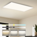 Brilagi - LED Dimmable Ceiling Light SLIMFRAME LED/80W/230V 120x60 cm 3000-6000K White + Remote Control