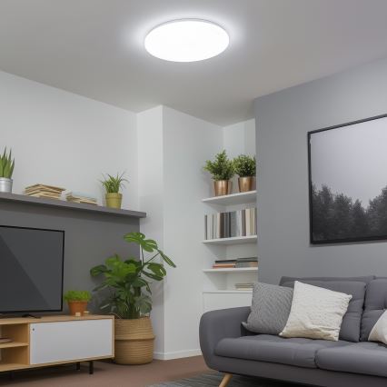 Brilagi - LED Dimmable ceiling light SMART LED/24W/230V 2700-6500K Wi-Fi Tuya + remote control