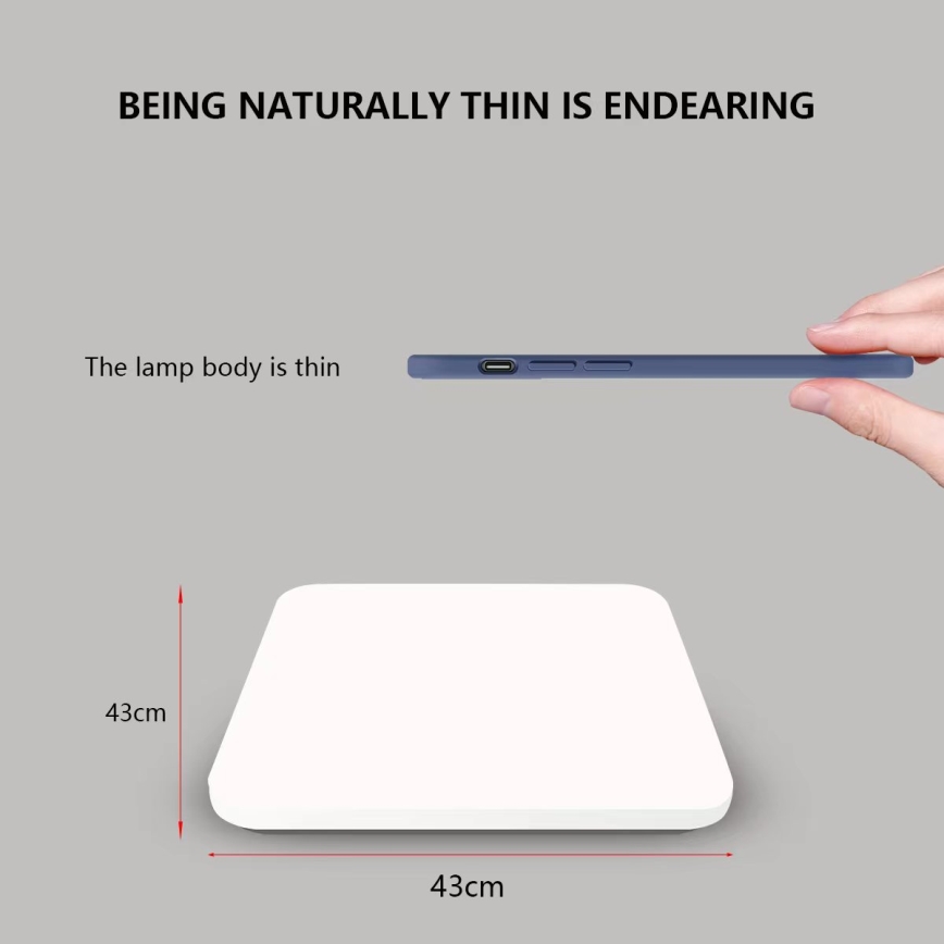 Brilagi - LED Dimmable ceiling light SMART LED/28W/230V 2700-6500K Wi-Fi Tuya + remote control