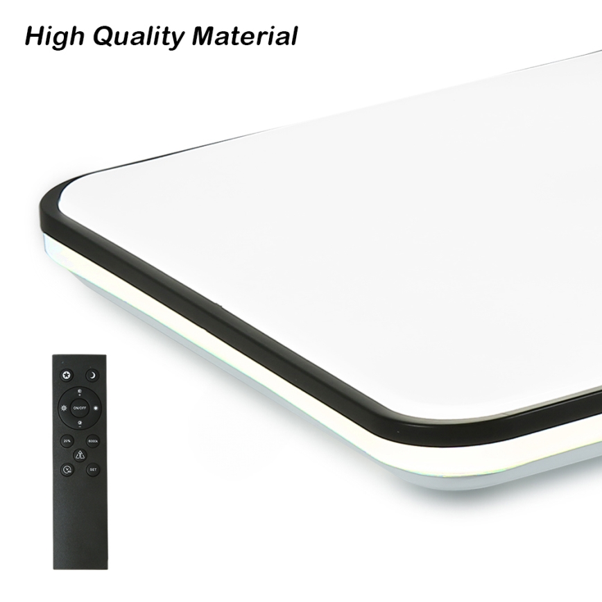 Brilagi - Dimmable SMART LED Ceiling Light 36W/230V 53x53 cm 3000-6000K Wi-Fi Tuya Beacon + remote control