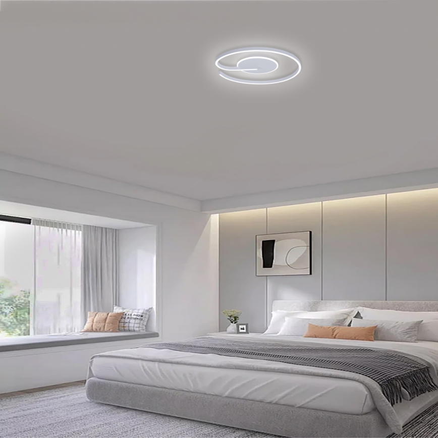 Brilagi - LED Dimmable ceiling light SPIRAL LED/56W/230V 3000/4000/6000K + remote control