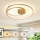 Brilagi - LED Dimmable Ceiling Light TWISTER LED/75W/230V 3000-6000K Ø 70 cm Gold + Remote Control