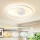Brilagi - LED Dimmable Ceiling Light TWISTER LED/75W/230V 3000-6000K Ø 70 cm White + Remote Control