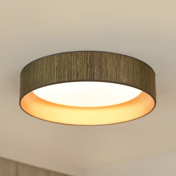 Brilagi - LED Dimmable ceiling light VEGAS SHINE LED/24W/230V 3000/4000/6500K straw brown/gold + remote control