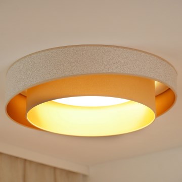 Brilagi - LED Dimmable ceiling light VEGAS SHINE LED/24W/230V d. 60 cm 3000/4000/6500K creamy/beige + remote control