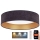 Brilagi - LED Dimmable ceiling light VELVET SMART LED/36W/230V d. 55 cm 2700-6500K Wi-Fi Tuya grey/gold + remote control