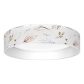 Brilagi - LED Dimmable Ceiling Light VELVET SMART VARI 36W/230V 3000-6500K Ø 55 cm white/flower pattern + remote control