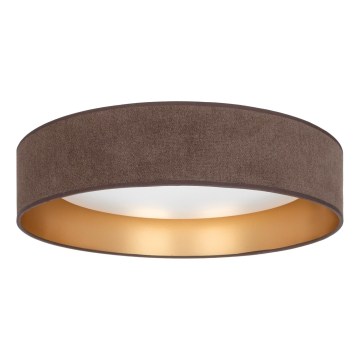 Brilagi - LED Dimmable Ceiling Light VELVET SMART VARI LED/24W/230V 3000-6500K dia. 45 cm brown/gold + remote control