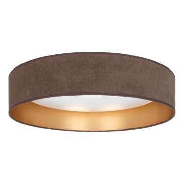 Brilagi - LED Dimmable Ceiling Light VELVET SMARTIX STARS LED/36W/230V 3000-6000K Ø 55 cm Brown/Gold Wi-Fi Tuya Beacon + Remote Control
