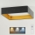 Brilagi - LED Dimmable ceiling light VELVET SQUARE LED/24W/230V 3000/4000/6500K + remote control grey