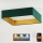 Brilagi - LED Dimmable ceiling light VELVET SQUARE SMART LED/36W/230V 2700-6500K Wi-Fi Tuya + remote control green