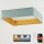 Brilagi - LED Dimmable ceiling light VELVET SQUARE SMART LED/36W/230V 2700-6500K Wi-Fi Tuya + remote control mint