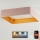 Brilagi - LED Dimmable ceiling light VELVET SQUARE SMART LED/36W/230V 2700-6500K Wi-Fi Tuya + remote control pink