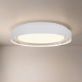 Brilagi - LED Dimmable Ceiling Light WALDO LED/48W/230V 3000-6500K Ø40 cm White/Silver + Remote Control