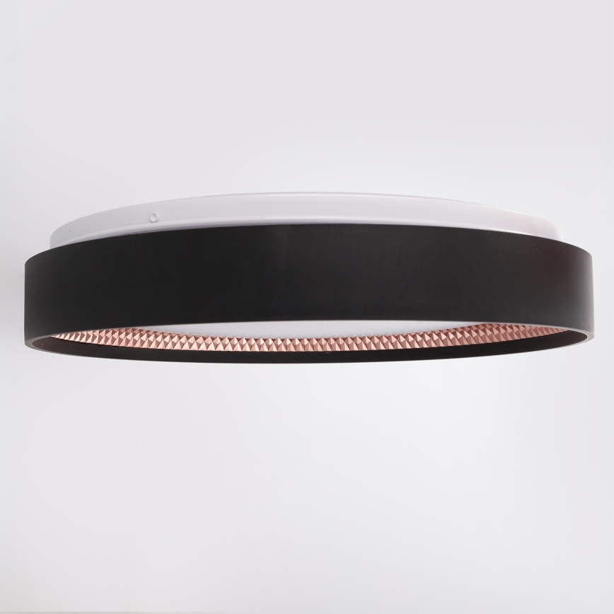 Brilagi - LED Dimmable Ceiling Light WALDO LED/48W/230V 3000-6500K Ø 40 cm Black/Gold + Remote Control