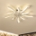 Brilagi - LED Dimmable ceiling light with a fan LED/50W/230V 3000-6500K white + remote control