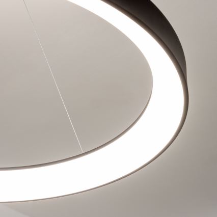 Brilagi - FALCON II LED Dimmable Pendant Light on Cable LED/108W/230V 3000-6500K Ø 80 cm Black + Remote Control