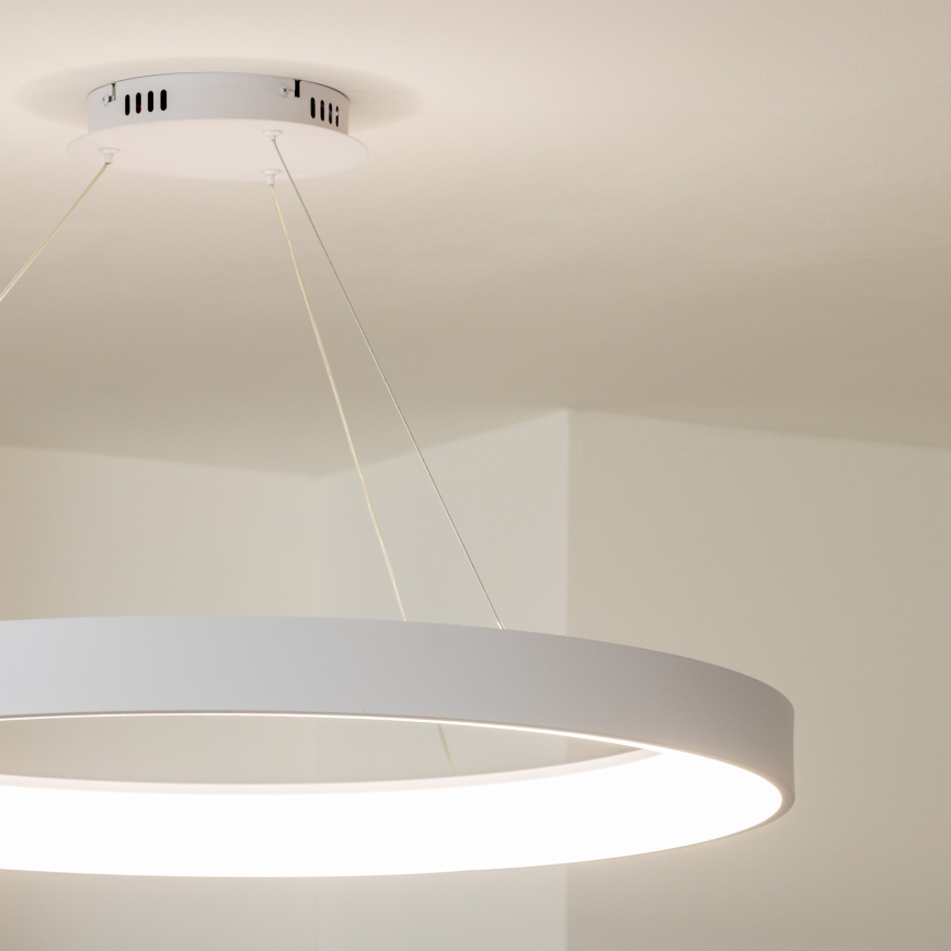 Brilagi - LED dimmable cable-suspended chandelier FALCON II LED/108W/230V 3000-6500K dia. 80 cm white + remote control