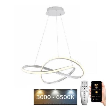 Brilagi - LED Dimmable chandelier on a string COSMOWAVE LED/70W/230V 3000-6500K white + remote control