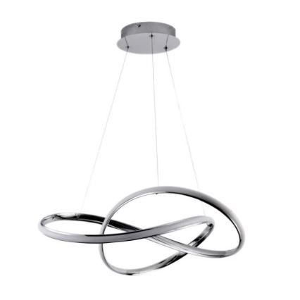 Brilagi - LED Dimmable chandelier on a string COSMOWAVE LED/70W/230V chrome + remote control