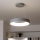 Brilagi - LED Dimmable chandelier on a string FALCON LED/40W/230V 3000-6500K d. 45 cm grey + remote control