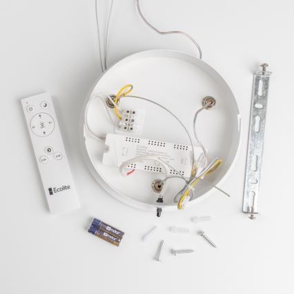 Brilagi - LED Dimmable chandelier on a string FALCON LED/40W/230V 3000-6500K d. 45 cm white + remote control