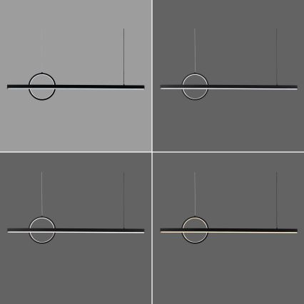 Brilagi - LED Dimmable chandelier on a string NIVIO LED/20W/230V 3000/4000/6000K + remote control